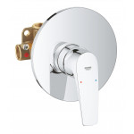 Смеситель для душа GROHE BauFlow скрытого монтажа, в комплекте с монтажной частью, хром 