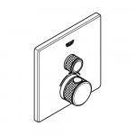 Внешняя часть термостата для душа GROHE Grohtherm SmartControl на 1 потребителя, квадратная, хром 