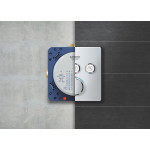 Внешняя часть термостата для ванны и душа GROHE Grohtherm SmartControl на 3 потребителя, квадратная, хром 