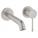 Внешняя часть смесителя для раковины GROHE Essence скрытого монтажа, на 2 отверстия, M-Size, суперсталь