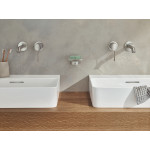 Внешняя часть смесителя для раковины GROHE Essence скрытого монтажа, на 2 отверстия, M-Size, суперсталь