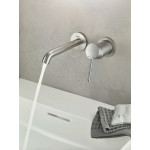 Внешняя часть смесителя для раковины GROHE Essence скрытого монтажа, на 2 отверстия, M-Size, суперсталь