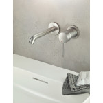Внешняя часть смесителя для раковины GROHE Essence скрытого монтажа, на 2 отверстия, M-Size, суперсталь