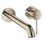 Внешняя часть смесителя для раковины GROHE Essence скрытого монтажа, на 2 отверстия, L-Size, никель глянец