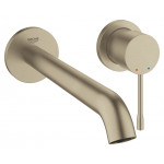 Внешняя часть смесителя для раковины GROHE Essence скрытого монтажа, на 2 отверстия, L-Size, никель матовый
