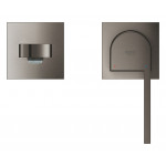 Внешняя часть смесителя для раковины GROHE Plus на 2 отверстия, M-Size, темный графит матовый 