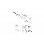 Внешняя часть смесителя для раковины GROHE Eurosmart на 2 отверстия, M-Size, хром 