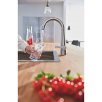 Кран для кухонной мойки GROHE Zedra для фильтрованной воды, без функции смешивания, суперсталь 