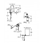 Комплект для кухни GROHE Red Mono с C-образным вентилем, бойлером M-Size и фильтром, хром 