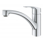 Смеситель для кухонной мойки GROHE Eurosmart с низким изливом, хром 