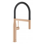 Смеситель для кухонной мойки GROHE Essence профессиональный, теплый закат матовый 