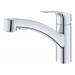 Смеситель для кухонной мойки GROHE Eurosmart с вытяжным душем, хром 