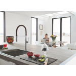 Гибкий шланг GROHE GROHFlexx для смесителя Essence, темно-коричневый 