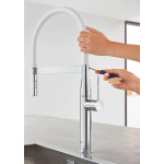 Гибкий шланг GROHE GROHFlexx для смесителя Essence, жемчужный 