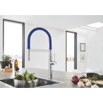 Гибкий шланг GROHE GROHFlexx для смесителя Essence, синий 