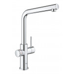 Комплект для кухни GROHE Red Duo с L-образным смесителем, бойлером L-Size и фильтром, хром 