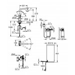 Комплект для кухни GROHE Red Duo с L-образным смесителем, бойлером L-Size и фильтром, суперсталь 