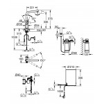 Комплект для кухни GROHE Red Duo с L-образным смесителем, бойлером M-Size и фильтром, хром 