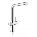 Комплект для кухни GROHE Red Duo с L-образным смесителем, бойлером M-Size и фильтром, хром 