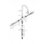 Смеситель для кухонной мойки GROHE Atrio, хром 