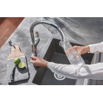 Смеситель для кухонной мойки GROHE Blue Pure Eurosmart с функцией фильтрации, с фильтром в комплекте, хром 