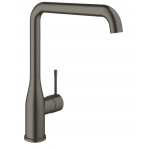 Смеситель для кухонной мойки GROHE Essence с поворотным изливом, темный графит матовый 