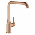 Смеситель для кухонной мойки GROHE Essence с поворотным изливом, теплый закат глянец 