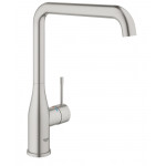 Смеситель для кухонной мойки GROHE Essence с поворотным изливом, суперсталь 