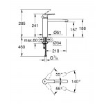 Смеситель для кухонной мойки GROHE Eurostyle Cosmopolitan, хром 