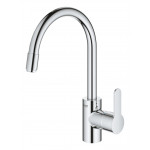 Смеситель для кухонной мойки GROHE Eurostyle Cosmopolitan, высокий излив, хром 