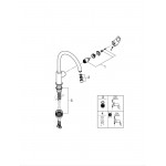 Смеситель для кухонной мойки GROHE BauLoop, хром 