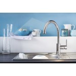 Смеситель для кухонной мойки GROHE BauEdge, хром 