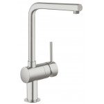 Смеситель для кухонной мойки GROHE Minta с поворотным L-изливом, суперсталь 