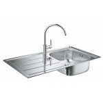 Мойка и смеситель для мойки, GROHE K200, хром