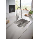 Мойка из нержавеющей стали, GROHE K700 Undermount, нержавеющая сталь