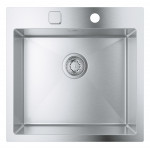 Мойка GROHE K800 60-S 51.8/51 1.0, нержавеющая сталь 