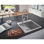 Мойка GROHE K800 60-S 51.8/51 1.0, нержавеющая сталь 