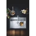 Мойка GROHE из нержавеющей стали, 1 чаша, K800 120-S 102,4/56 1.0 