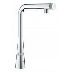 Смеситель для кухонной мойки GROHE Zedra SmartControl с вытяжным изливом, хром 