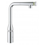 Смеситель для кухонной мойки GROHE Essence SmartControl с вытяжным изливом, хром 