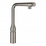 Смеситель для кухонной мойки GROHE Essence SmartControl с вытяжным изливом, темный графит матовый 