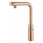 Смеситель для кухонной мойки GROHE Essence SmartControl с вытяжным изливом, теплый закат глянец 