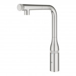 Смеситель для кухонной мойки GROHE Essence SmartControl с вытяжным изливом, суперсталь 
