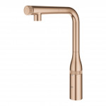 Смеситель для кухонной мойки GROHE Essence SmartControl с вытяжным изливом, теплый закат матовый 