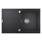 Мойка GROHE K400, 780 x 500 мм, черный гранит 