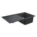 Мойка GROHE K400, 860 x 500 мм, черный гранит 
