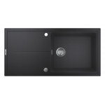 Мойка GROHE K400, 1000 x 500 мм, черный гранит 