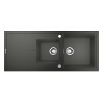 Мойка GROHE K400 с 1,5 чашей, серый гранит (31643AT0)