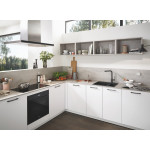 Мойка GROHE K500 с 1,5 чашей, 555 x 460 мм, черный гранит 