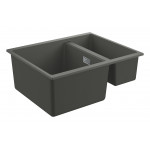 Мойка GROHE K500 с 1,5 чашей, 555 x 460 мм, серый гранит 
